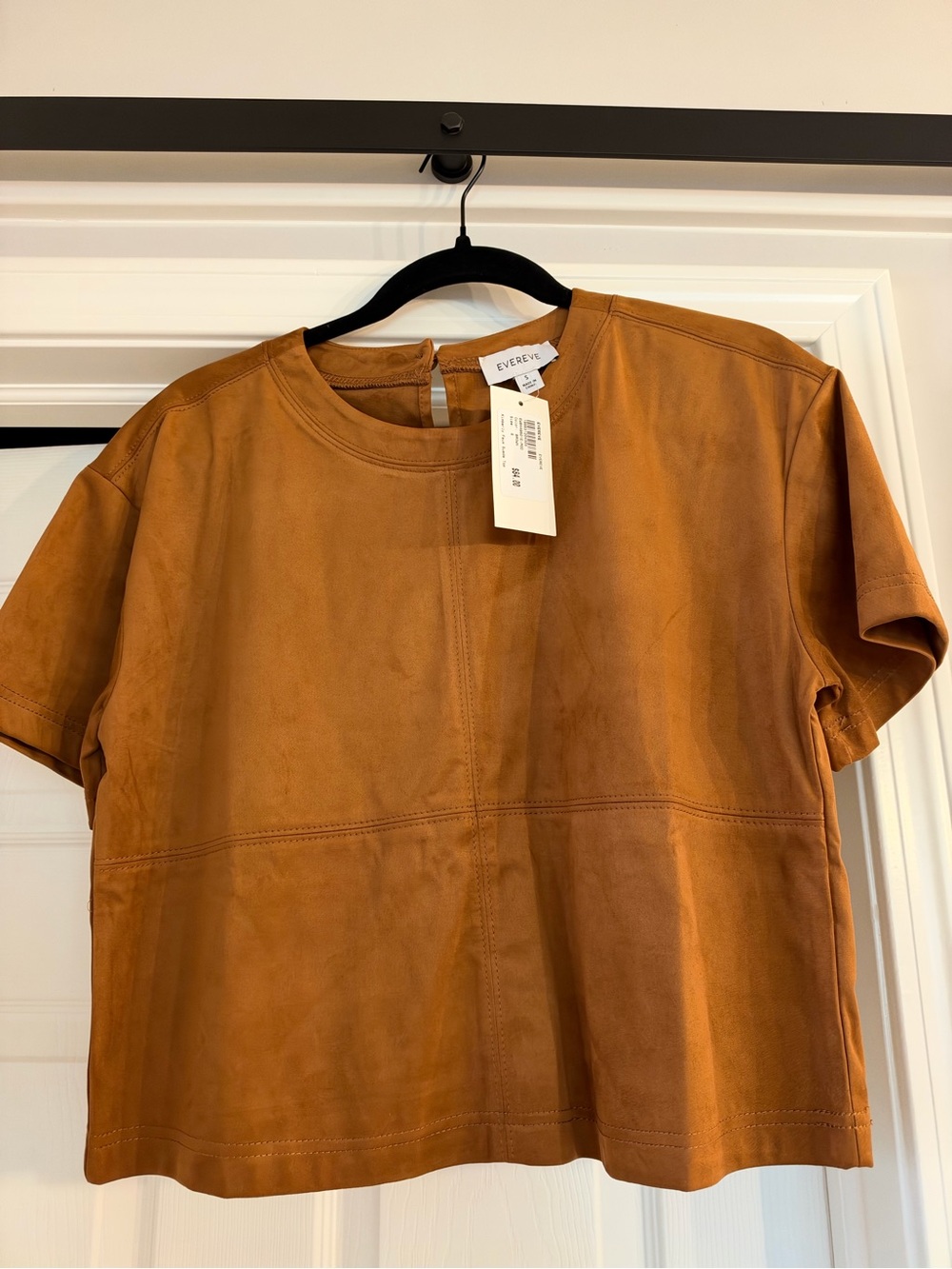 Evereve Kimberly Faux Suede Top